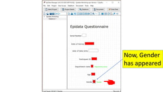 Now, Gender
has appeared
 