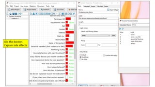 Did the doctors
Explain side effects
 