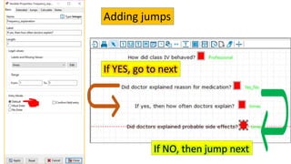 If YES, go to next
If NO, then jump next
Adding jumps
 