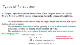 PPT 2 perceptron with cal. & Single layer neural network kirti.pptx