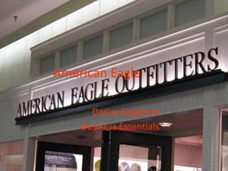 American Eagle Darius Singleton Business Essentials 