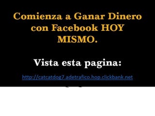 SE GANAR CON FACEBOOK