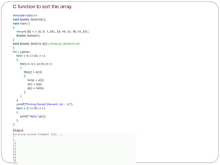 C Programming Unit-3 | PPTX