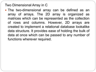 C Programming Unit-3 | PPTX