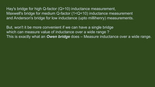 Quality Measure Bridge bridge anderson and desauty bridge emi.ppt