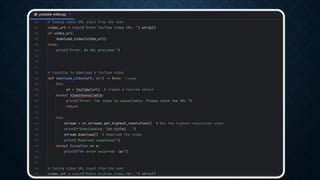 python pproject for youtube video downloader.pptx