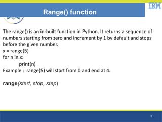 PPT3-CONDITIONAL STATEMENT LOOPS DICTIONARY FUNCTIONS.ppt