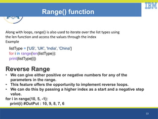 PPT3-CONDITIONAL STATEMENT LOOPS DICTIONARY FUNCTIONS.ppt