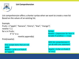 PPT3-CONDITIONAL STATEMENT LOOPS DICTIONARY FUNCTIONS.ppt