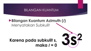 Subkulit S.pdf materi konfigurasi elektron dan bilangan kuantumpptx | PPTX