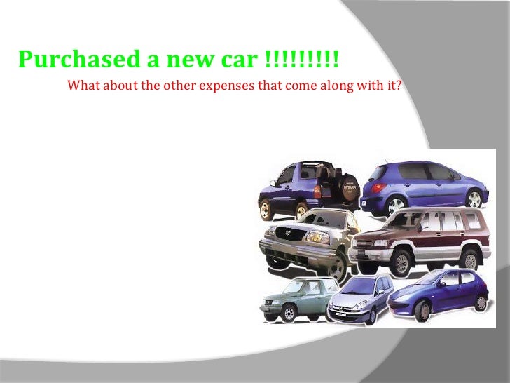Cost associated with new car purchase