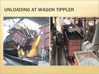 UNLOADING AT WAGON TIPPLER
 