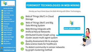 Web Mining Projects Topics | PPTX