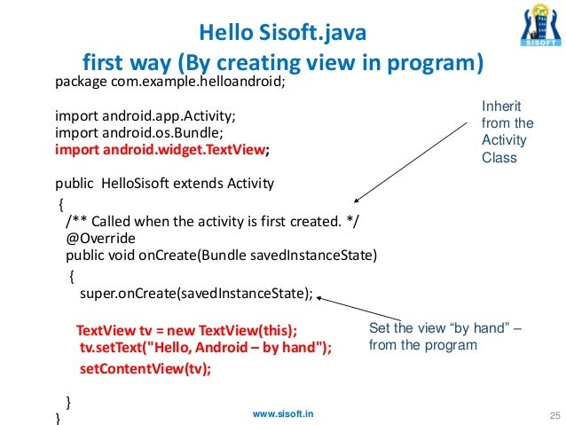 Android App development and test environment, Understaing android app…