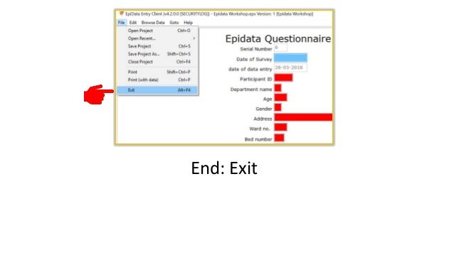 epidata entry client