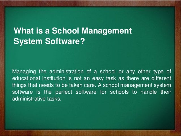 schools management