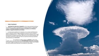 • TEMAS TEOLÓGICOS
• ASISTENCIA DE DIOS EN EL DESIERTO: inicia el largo período de 40 años
en el desierto. Los años y permanencia en el desierto tienen un significado
religioso; es tiempo de prueba, de examen, de madurez en la libertad,
también es lugar de tentación y de rechazo.
• La historia de los Hebreos en el desierto, en sus varias manifestaciones,
como el maná (Ex 16,35), el agua vertida de la roca (Ex 17,6-7), la victoria
sobre los amalecitas (Ex 17, 14-16), reflejan una misma enseñanza; de un lado
encontramos un pueblo inconstante, falto de fe con sus murmuraciones y del
otro lado el retrato de un Dios que tiene una paciencia infinita que perdona
continuamente sus infidelidades.
• En el desierto se define la figura de Moisés no sólo como
caudillo y guía, sino sobre todo como INTERMEDIARIO entre Dios y el pueblo.
Es él quien recoge las quejas de Israel y se las presenta a Yahvé, y es él a quien
Dios da las órdenes para solucionar los problemas y dificultades.
 