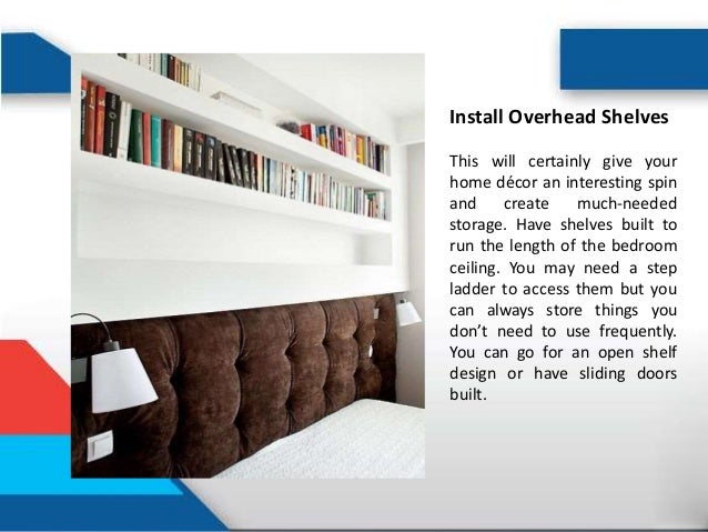 10 Ways To Create Storage Space In Bedroom