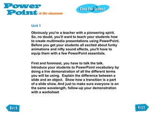 You can ask the Office Assistant to help you perform tasks in PowerPoint. Lets say you want to find out how to insert a graphic. Here's what you do: 3. Select a help topic from the list. (Click See More for more options.) The help topic is displayed. 