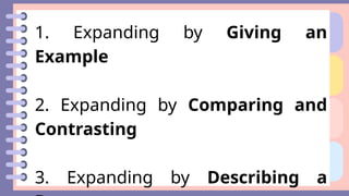 Word expansion definition. ENGLISH CRITIQUE | PPTX
