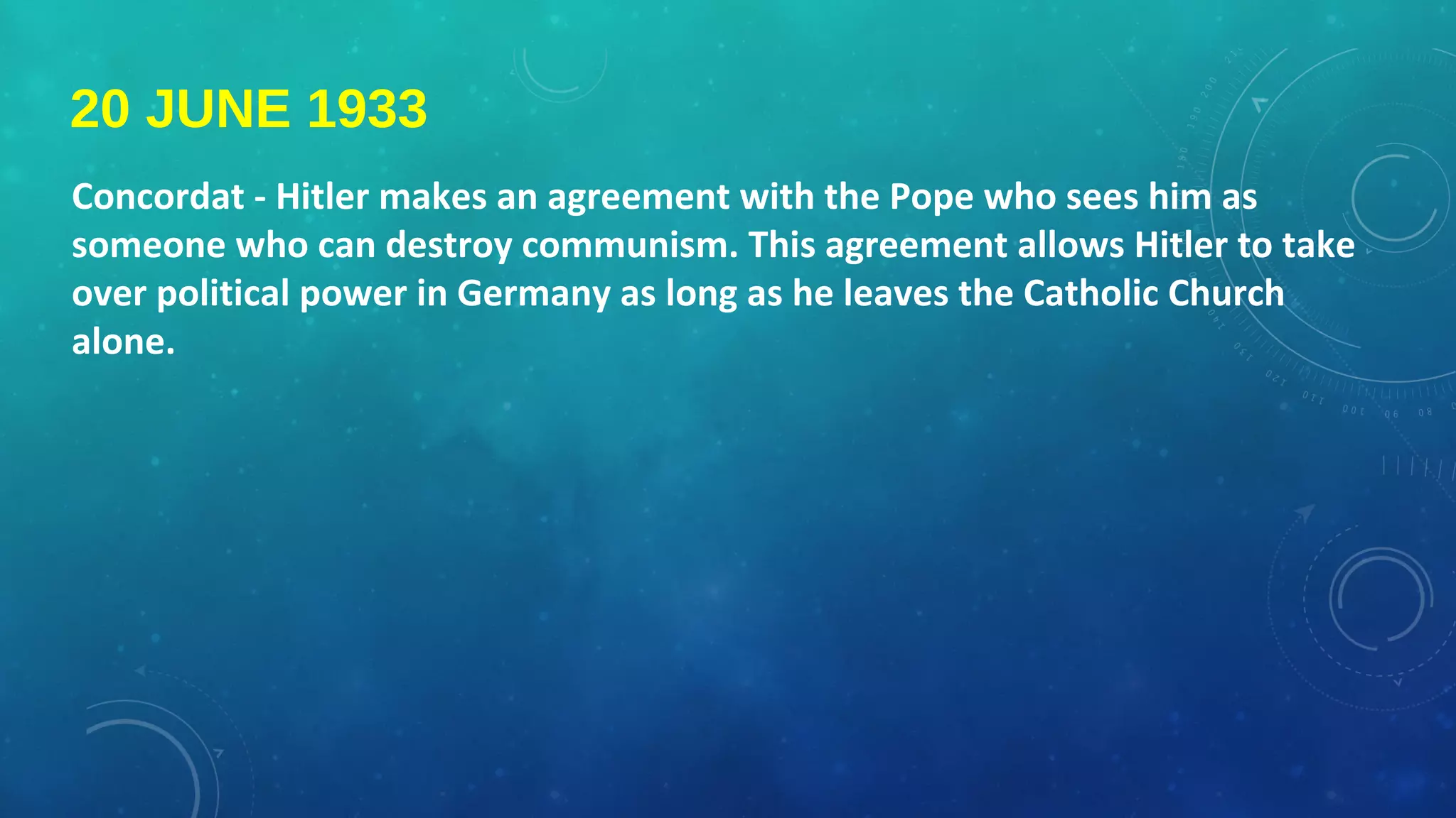 CAMBRIDGE A2 HISTORY: HITLER AND THE CONSOLIDATION OF POWER 1933-1934 | PPT