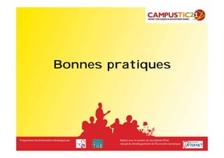 Bonnes pratiques




Bonnes pratiques
 