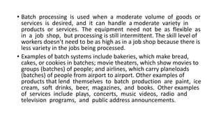 PPT 4 Process Selection PPT of Production and Operations Management | PPTX