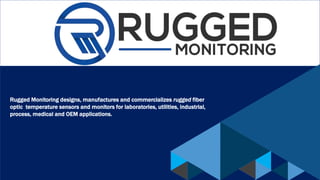 Fiber Optic Temperature Sensor for Medical & Research Labs | PPTX
