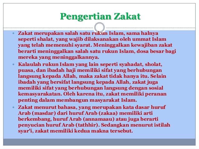 Zakat Fitrah Bulan Ramadhan