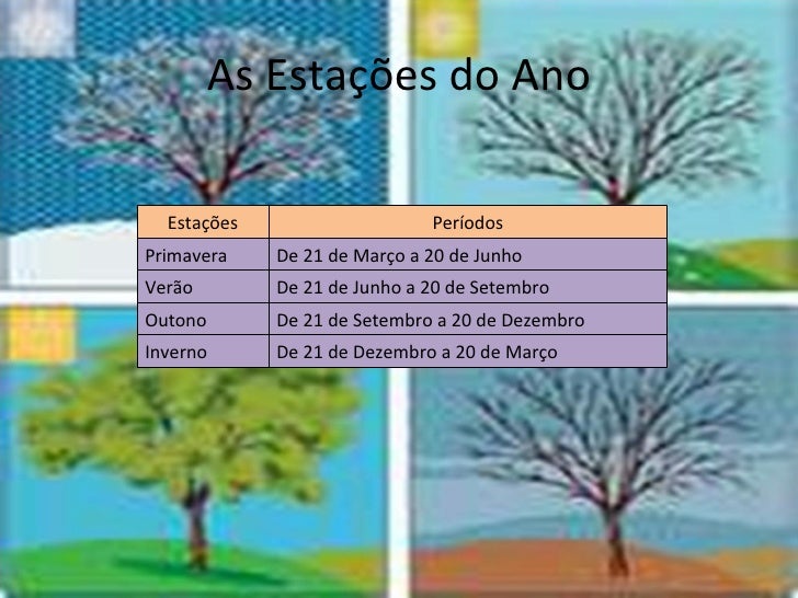 Estações do ano