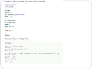 C Programming Unit-5 | PPTX | Operating Systems | Computer Software and ...