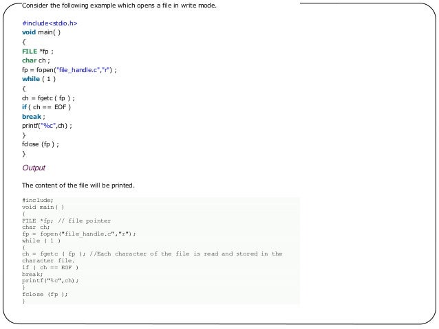 C Programming Unit-5