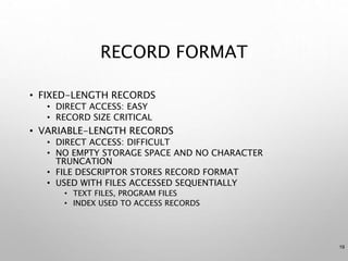 Fix Length Format File Example File Management | PPTX