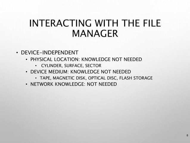 File Management | PPTX