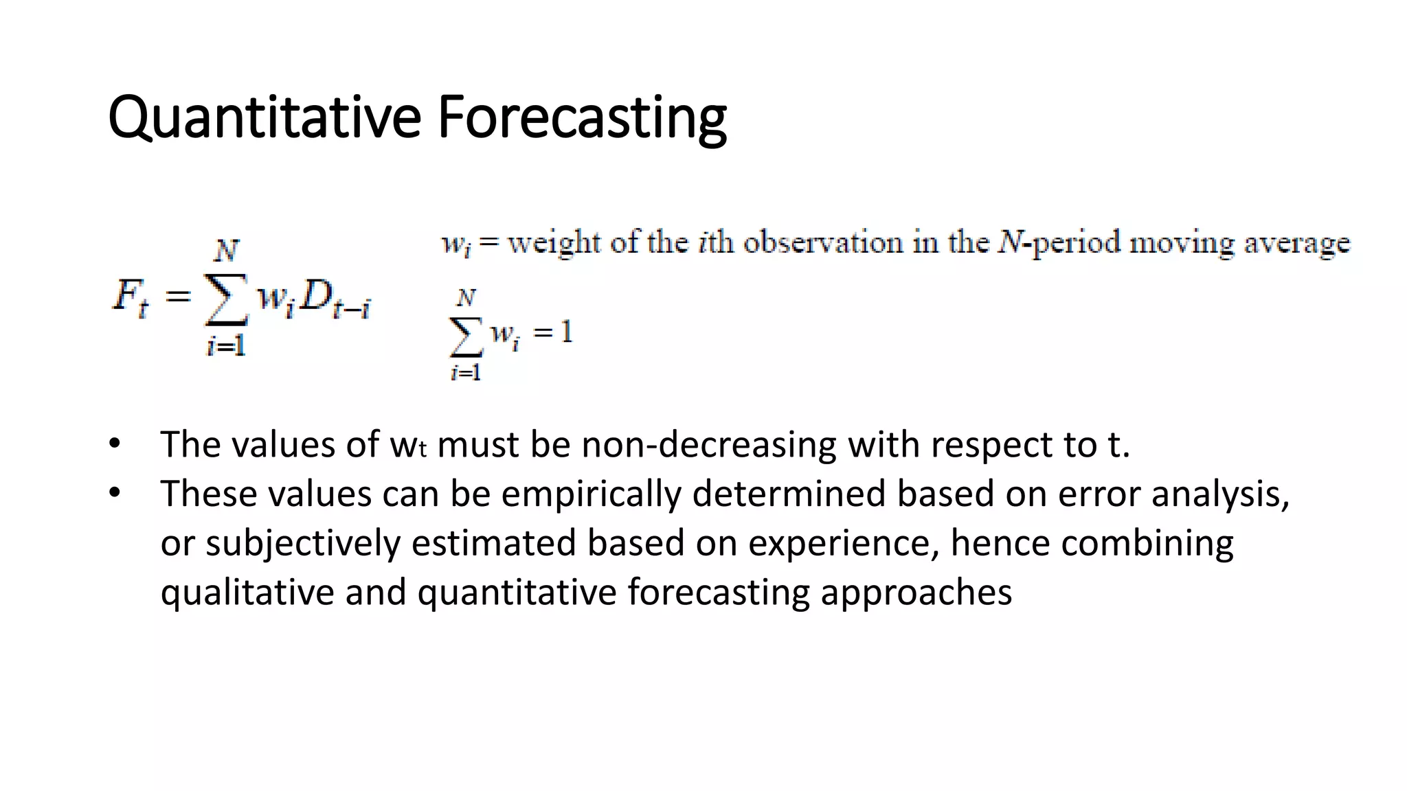 Forecasting Examples PPT Forecasting examples ppt
