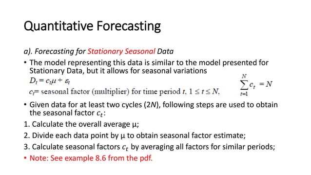 Forecasting Examples | PPT