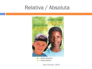 Relativa / Absoluta




       Nuno Correia - 09/10
 