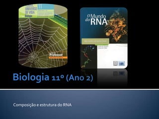 Biologia 11º (Ano 2) Composição e estrutura do RNA 