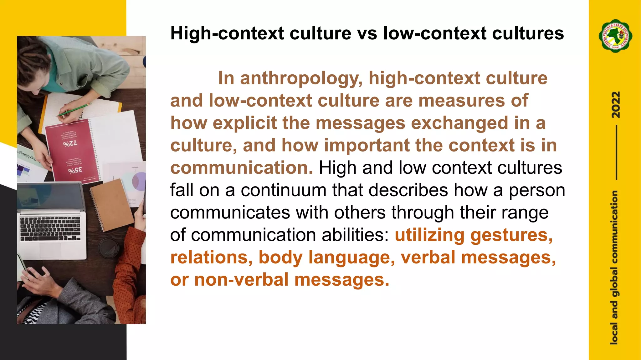 Local and Global Communication in Multicultural Settings - Purposive ...