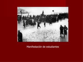 Manifestación de estudiantes
 