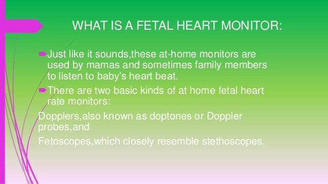 foetal heart sound doppler