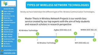 Master Thesis in Wireless Network Projects | PPTX