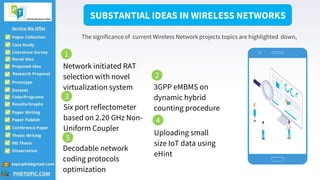 Master Thesis in Wireless Network Projects