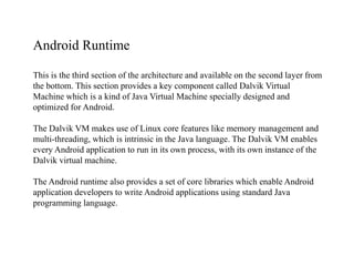 Android Operating System Architecture | PPTX | Operating Systems ...