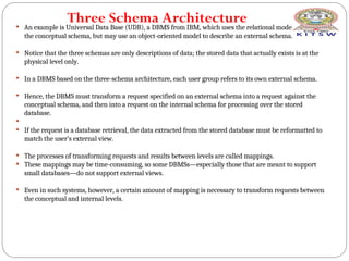 PPT5_DataBaseManagement Systems_Three Schema Architecture.ppt