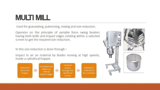 equipments used in pharmaceutical industry