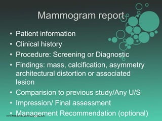 Mammogram Slides Mammography.pptx
