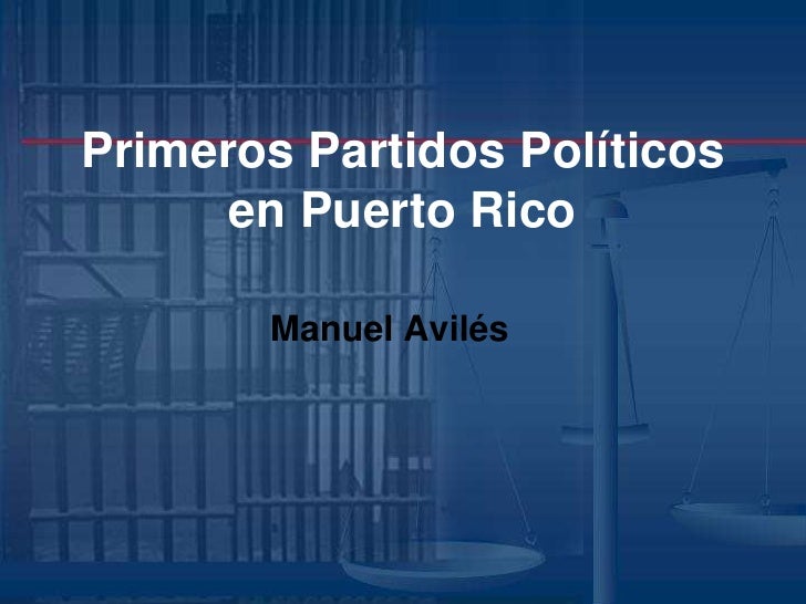 Ppt 5 primeros partidos políticos en puerto rico