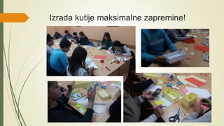 Izrada kutije maksimalne zapremine!
 