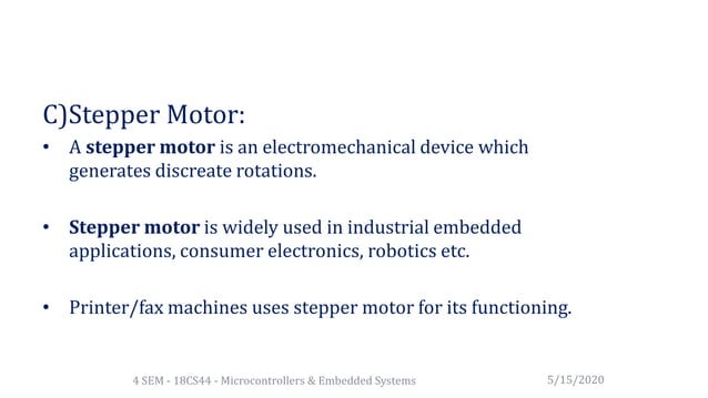 Sensors and Actuators | PPT